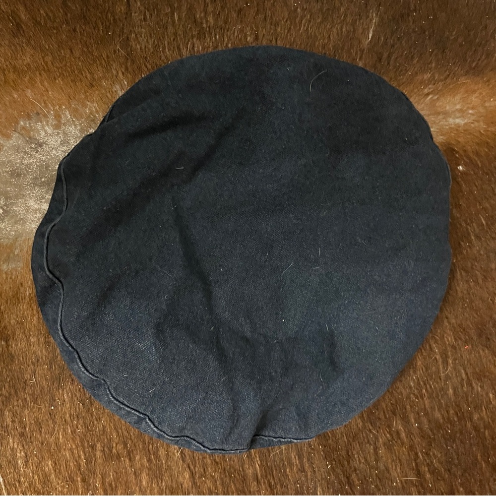 Dark Blue Denim Beret Hat